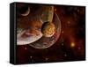 Artist's Concept of the Birth Place of a Star System-Stocktrek Images-Framed Stretched Canvas