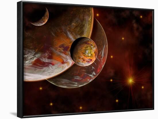 Artist's Concept of the Birth Place of a Star System-Stocktrek Images-Framed Photographic Print