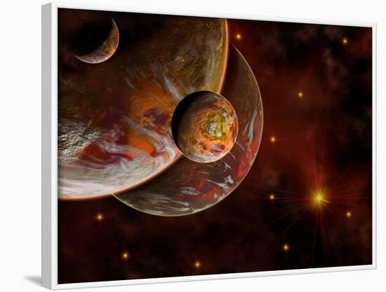 Artist's Concept of the Birth Place of a Star System-Stocktrek Images-Framed Photographic Print