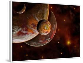 Artist's Concept of the Birth Place of a Star System-Stocktrek Images-Framed Photographic Print