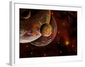 Artist's Concept of the Birth Place of a Star System-Stocktrek Images-Framed Photographic Print