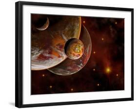 Artist's Concept of the Birth Place of a Star System-Stocktrek Images-Framed Photographic Print