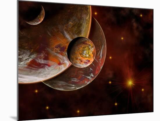 Artist's Concept of the Birth Place of a Star System-Stocktrek Images-Mounted Photographic Print