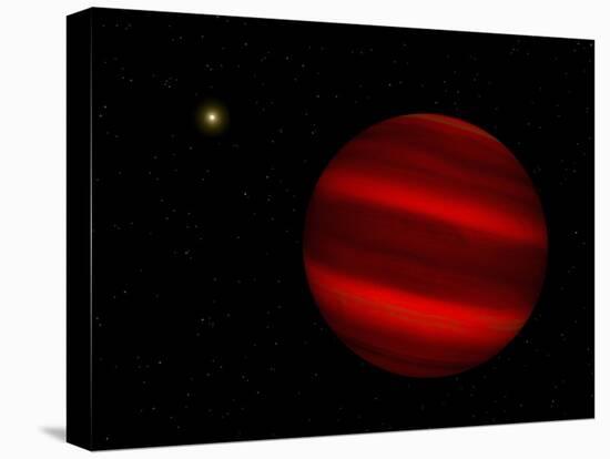 Artist's Concept of the Brown Dwarf Gliese 229 B-Stocktrek Images-Stretched Canvas