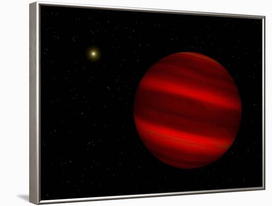 Artist's Concept of the Brown Dwarf Gliese 229 B-Stocktrek Images-Framed Photographic Print