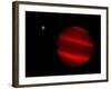 Artist's Concept of the Brown Dwarf Gliese 229 B-Stocktrek Images-Framed Photographic Print