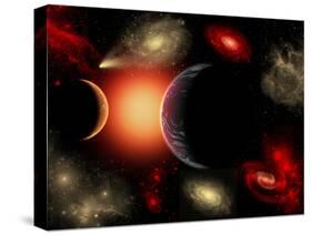 Artist's Concept of the Cosmic Wonders of the Universe-Stocktrek Images-Stretched Canvas