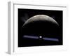 Artist's Concept of the Dawn Spacecraft Entering Orbit around Ceres-Stocktrek Images-Framed Art Print