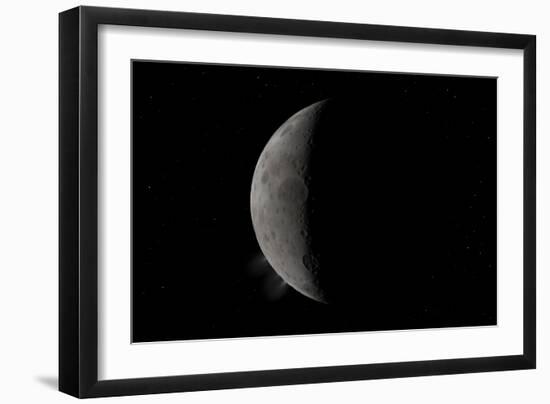 Artist's Concept of the Dwarf Planet Ceres in the Main Asteroid Belt-Stocktrek Images-Framed Art Print