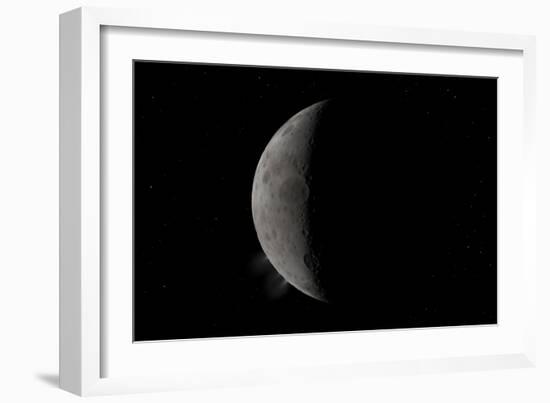 Artist's Concept of the Dwarf Planet Ceres in the Main Asteroid Belt-Stocktrek Images-Framed Art Print