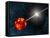 Artist's Concept of the Formation of the Solar System-Stocktrek Images-Framed Stretched Canvas