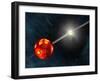 Artist's Concept of the Formation of the Solar System-Stocktrek Images-Framed Premium Photographic Print