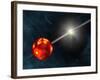 Artist's Concept of the Formation of the Solar System-Stocktrek Images-Framed Photographic Print