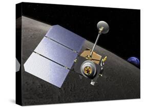 Artist's Concept of the Lunar Reconnaissance Orbiter-Stocktrek Images-Stretched Canvas
