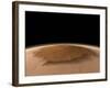 Artist's Concept of the Northwest Side of the Olympus Mons Volcano on Mars-Stocktrek Images-Framed Photographic Print