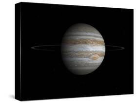 Artist's Concept of the Planet Jupiter-Stocktrek Images-Stretched Canvas