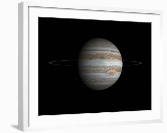 Artist's Concept of the Planet Jupiter-Stocktrek Images-Framed Photographic Print