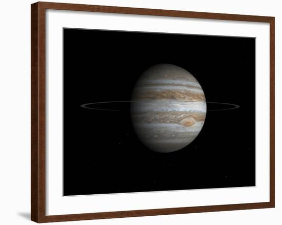 Artist's Concept of the Planet Jupiter-Stocktrek Images-Framed Photographic Print