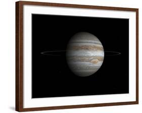 Artist's Concept of the Planet Jupiter-Stocktrek Images-Framed Photographic Print