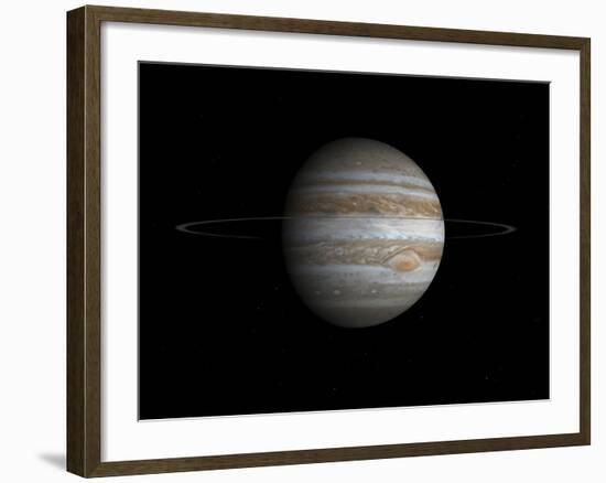 Artist's Concept of the Planet Jupiter-Stocktrek Images-Framed Photographic Print