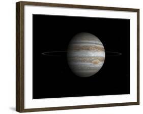 Artist's Concept of the Planet Jupiter-Stocktrek Images-Framed Photographic Print