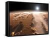 Artist's Concept of the Valles Marineris Canyons on Mars-Stocktrek Images-Framed Stretched Canvas