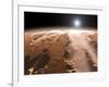 Artist's Concept of the Valles Marineris Canyons on Mars-Stocktrek Images-Framed Photographic Print