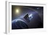 Artist's Concept of the Wide-Field Infrared Survey Explorer Spacecraft-null-Framed Premium Giclee Print