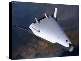 Artist's Concept of the X-33 after Engine Shutdown-null-Stretched Canvas