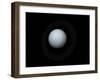 Artist's Concept of Uranus and its Rings-Stocktrek Images-Framed Photographic Print