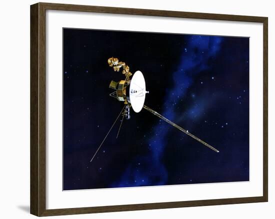 Artist's Concept of Voyager-Stocktrek Images-Framed Photographic Print