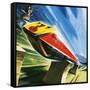 Artist's Conception of a Glider Train-Wilf Hardy-Framed Stretched Canvas