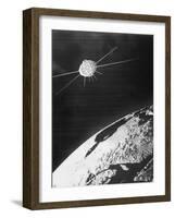 Artist's Conception of Satellite-null-Framed Photographic Print