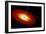 Artist's Depiction of a Black Hole and it's Accretion Disk in Interstellar Space-null-Framed Art Print