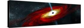 Artist's Depiction of a Black Hole in Interstellar Space-Stocktrek Images-Stretched Canvas