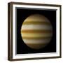 Artist's Depiction of a Gas Giant Planet Alone in Black Space-null-Framed Art Print