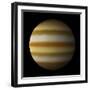 Artist's Depiction of a Gas Giant Planet Alone in Black Space-null-Framed Art Print