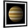 Artist's Depiction of a Gas Giant Planet Alone in Black Space-null-Framed Art Print