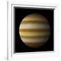 Artist's Depiction of a Gas Giant Planet Alone in Black Space-null-Framed Art Print