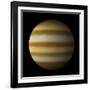 Artist's Depiction of a Gas Giant Planet Alone in Black Space-null-Framed Art Print