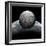 Artist's Depiction of a Heavily Cratered Moon in Orbit around it's Home Planet-null-Framed Art Print