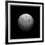 Artist's Depiction of a Heavily Cratered Moon-null-Framed Art Print