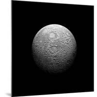 Artist's Depiction of a Heavily Cratered Moon-null-Mounted Art Print