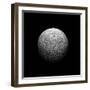 Artist's Depiction of a Heavily Cratered Moon-null-Framed Art Print