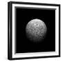 Artist's Depiction of a Heavily Cratered Moon-null-Framed Art Print