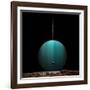 Artist's Depiction of a Ringed Gas Giant Planet Surrounded by it's Moons-null-Framed Art Print