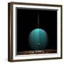 Artist's Depiction of a Ringed Gas Giant Planet Surrounded by it's Moons-null-Framed Art Print