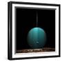 Artist's Depiction of a Ringed Gas Giant Planet Surrounded by it's Moons-null-Framed Art Print