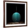 Artist's Depiction of a Ringed Gas Giant Planet Surrounded by it's Moons-null-Framed Art Print