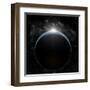 Artist's Depiction of a Star Breaking Teh Horizon of an Earth-Like Planet-null-Framed Art Print